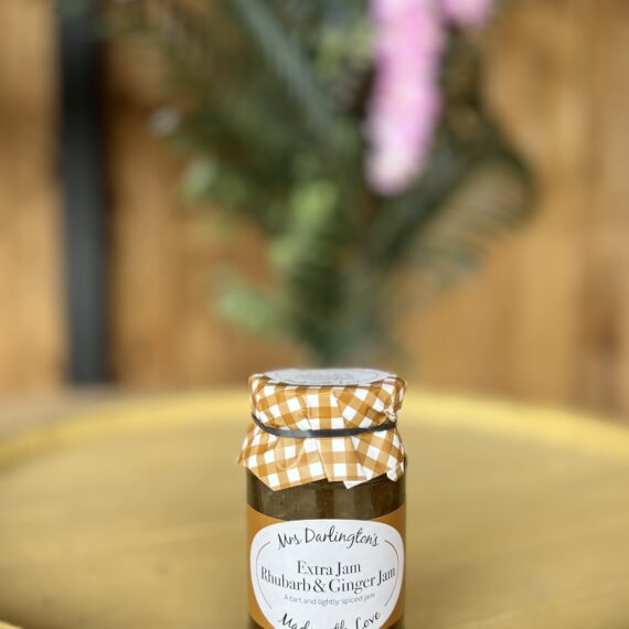 Mrs Darlington's Extra Jam, Rhubarb & Ginger Jam