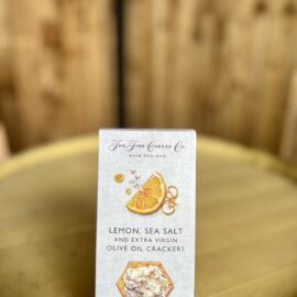 The Finest Cheese Co Lemon, Sea Salt and Extra Virgin Olive Oil Crackers