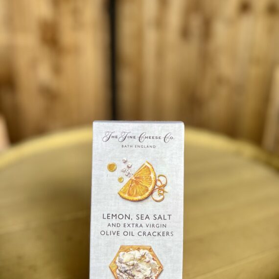 The Finest Cheese Co Lemon, Sea Salt and Extra Virgin Olive Oil Crackers