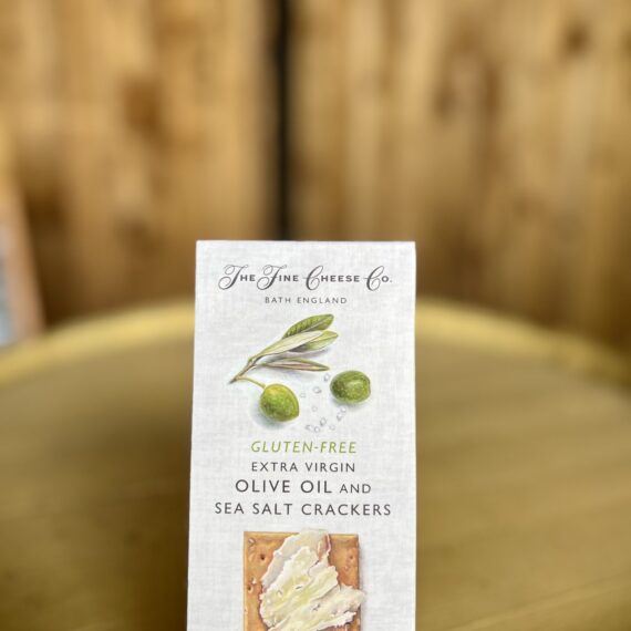 The Finest Cheese Co Gluten-Free Extra Virgin Olive Oil and Sea Salt Crackers