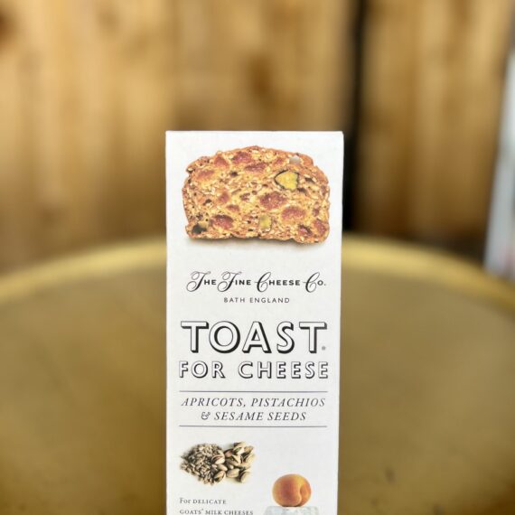The Finest Cheese Co Toast for Cheese Apricots, Pistachios and Sesame Seeds
